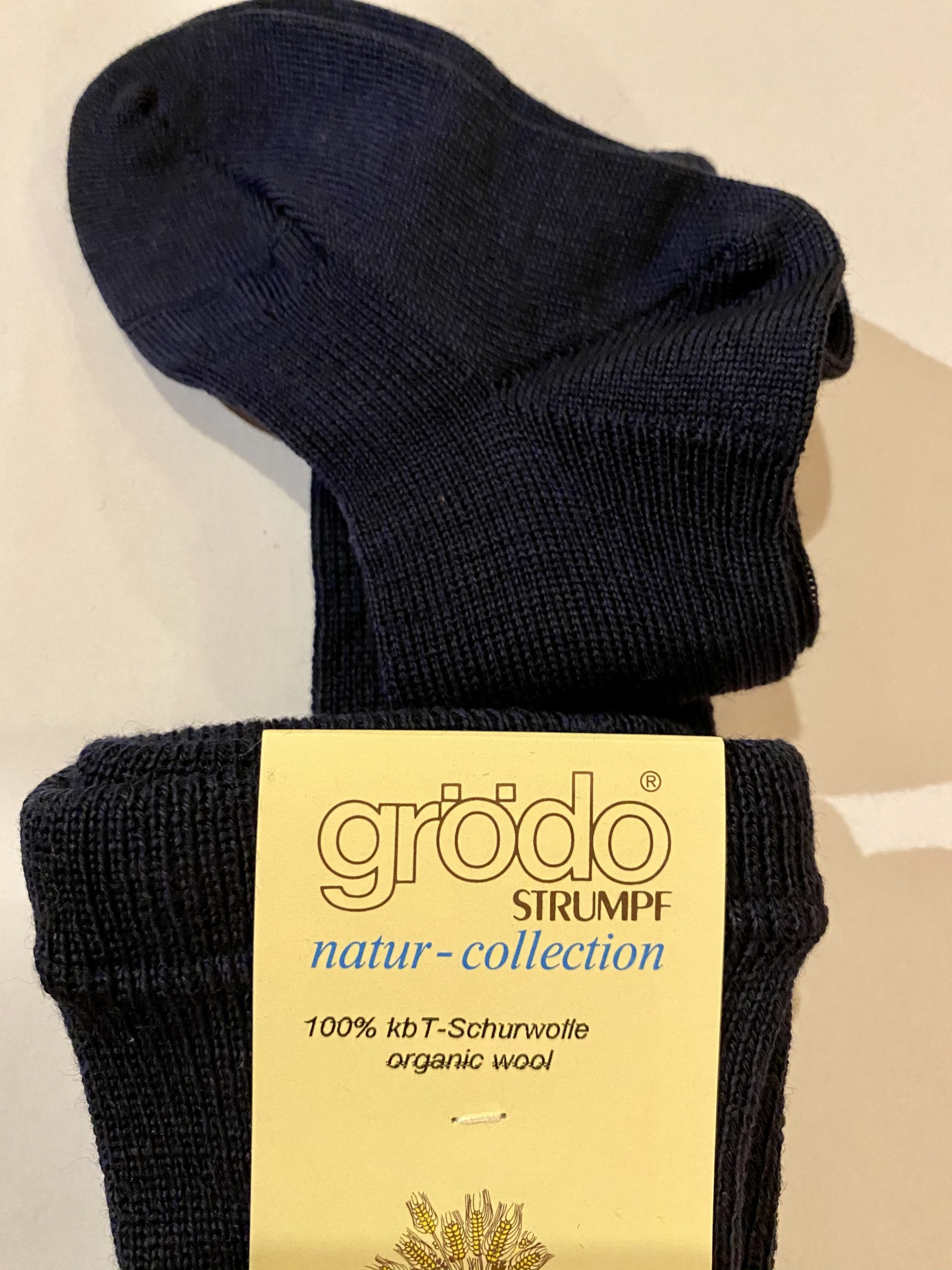 Collants en laine mérinos bio - gris Grödo • Ode to Wool